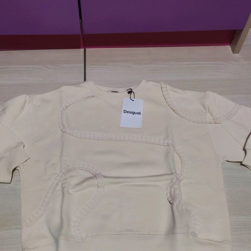 Desigual Μακρυμάνικο Τοπ Medium Καινούργιο Μπεζ