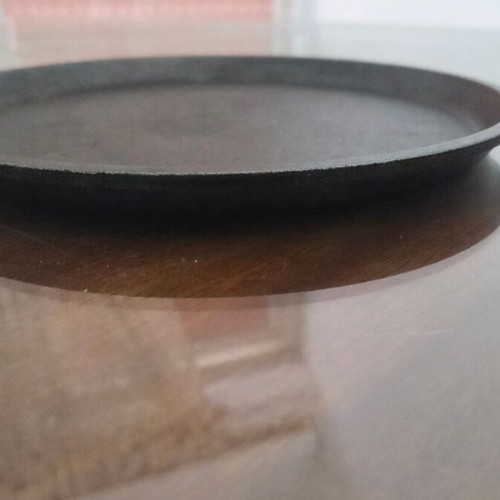 Lodge L7OGH3 cast iron round griddle plate