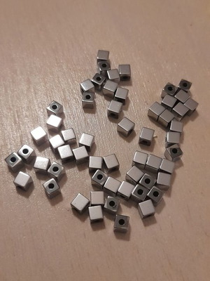 Metal beads new, pack of 56 pieces