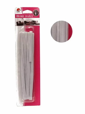 White flat elastic band general use 5m new
