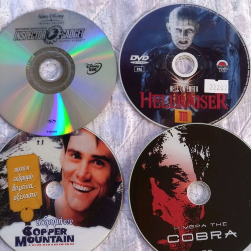 DVD pack of 35 old movies used with subtitles