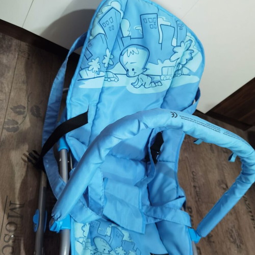 Bertoni Baby Bouncer used, blue