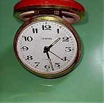  Vintage ρολόι ταξιδιού μηχανηκο EUROPA 2 Jewels Made in Germany.1960.