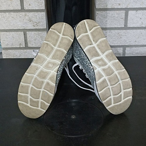 Rollini leather boots like new size 38 with glitter