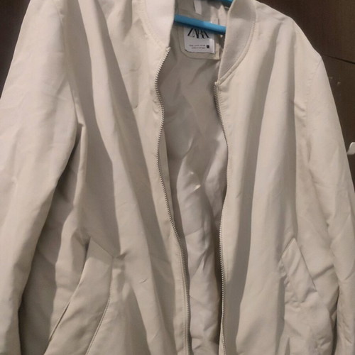 Zara men's jacket used, beige, size S