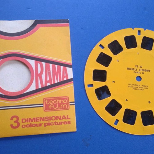Vintage View-Master used, pack of 8 pieces