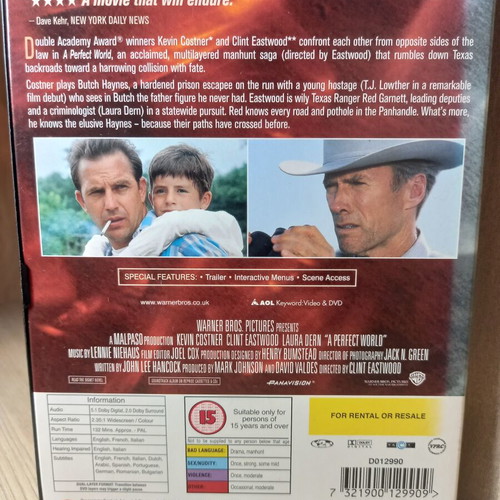 The Perfect World DVD with English subtitles