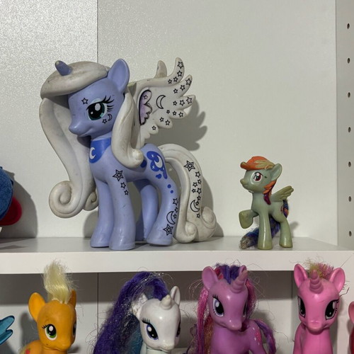 My Little Pony collection used, includes Princess Luna and plush