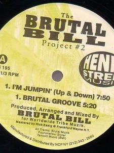 Brutal Bill Project #2 vinyl record used, electronic