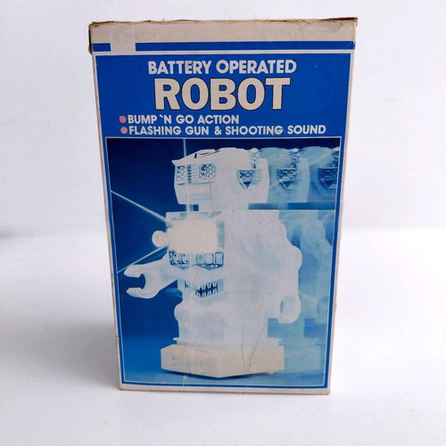 Besford Robot new from 70s-80s decade, functional sounds and lights