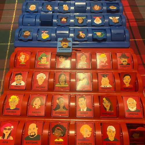 Board game Who is it? used