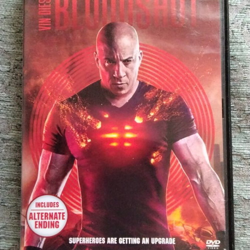 Bloodshot DVD used with Greek subtitles, alternate ending