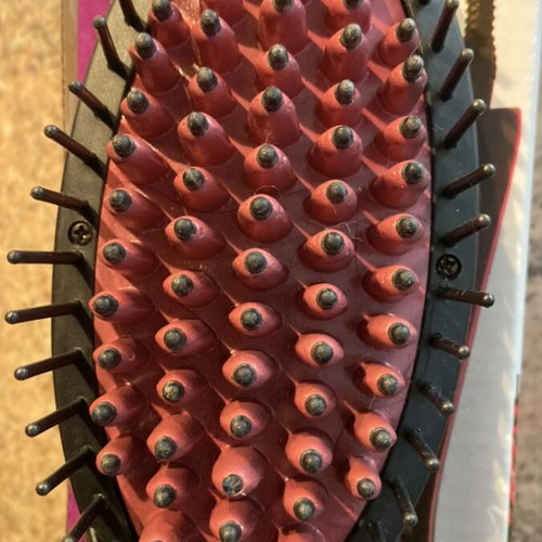 Electric hairbrush like new with 3D ceramic bristles and LCD screen
