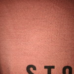 Pink pullover used, size M