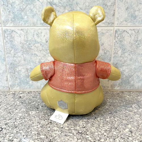 Winnie the Pooh plush toy like new, glitter edition, 30cm height