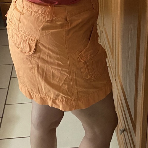Ltb short skirt new, orange, size M 38 10