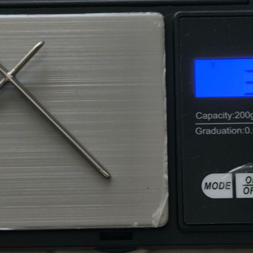 Gold cross 585 new, 3cm width, 6cm height, 3.60g