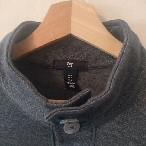 GAP blue/gray men's fleece jacket new size M