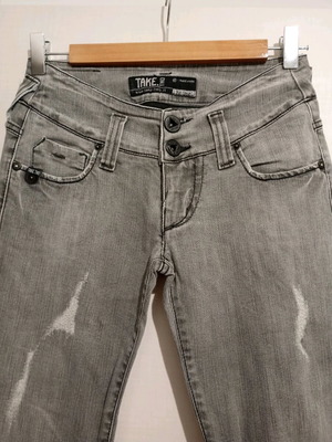Take Two Grey Flared Jeans like new, size 26
