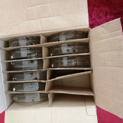 Crystal ashtrays set of 2 new from France