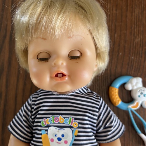 Cicciobello first tooth doll