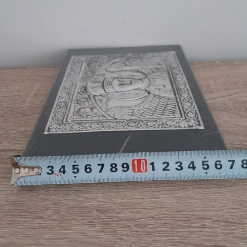 Saint Taxiarchis Michael Mandamados Lesvos metal icon new