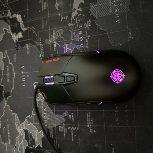 Zeroground DAITO gaming mouse like new, RGB, 1000Hz polling rate, 10000 DPI