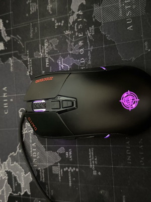 Zeroground DAITO gaming mouse like new, RGB, 1000Hz polling rate, 10000 DPI