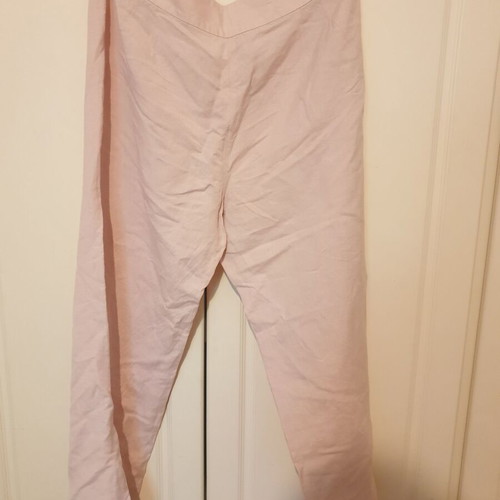Pomodoro linen pants pastel pink size 18 like new