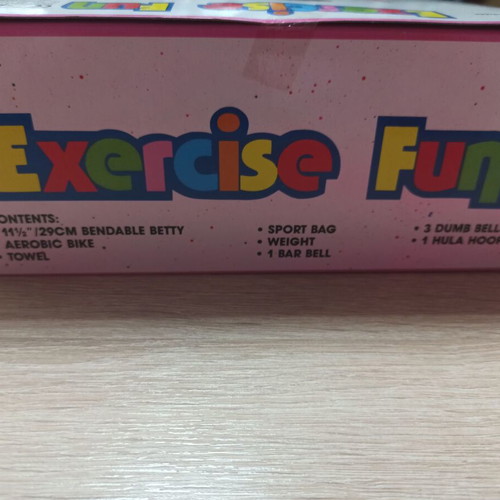 Betty Exercise Fun doll new, vintage 90s with fitness accessories