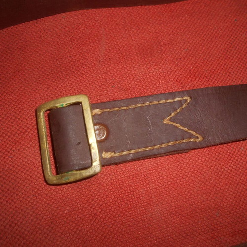 Leather soldier's sling 1940-41 WWII Greek Army used