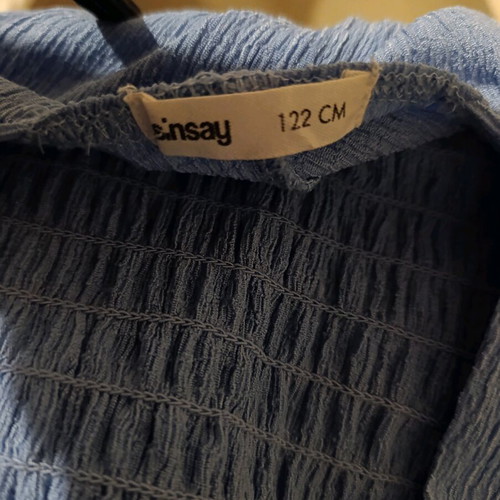 Sinsay jumpsuit blue, 122cm, like new