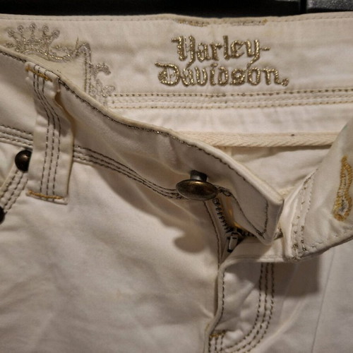 Harley Davidson women's pants like new, size M, beige