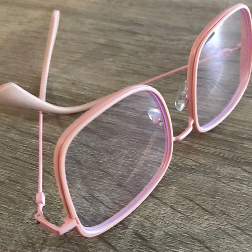 Glasses new pink with anti-blue protection