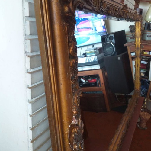 Bijouterie mirror in heavy frame 137x80 cm in very good condition