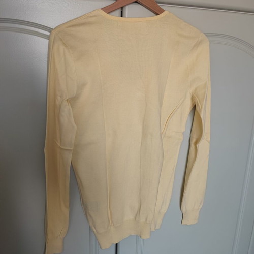 Ralph Lauren women's V-neck sweater like new, yellow, size M
