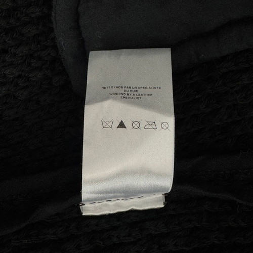 Iro Miali motorcycle jacket like new, black, cotton and lambskin