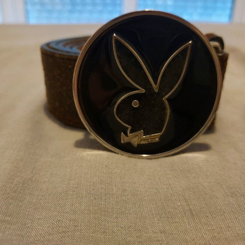 Playboy ζώνη σαν καινούργιο, καφέ, μήκος 115cm