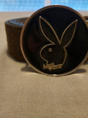 Playboy ζώνη σαν καινούργιο, καφέ, μήκος 115cm
