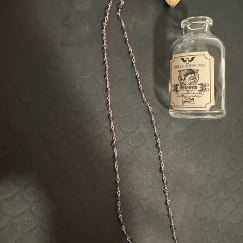 Spirito Rosa 925 necklace like new, purple