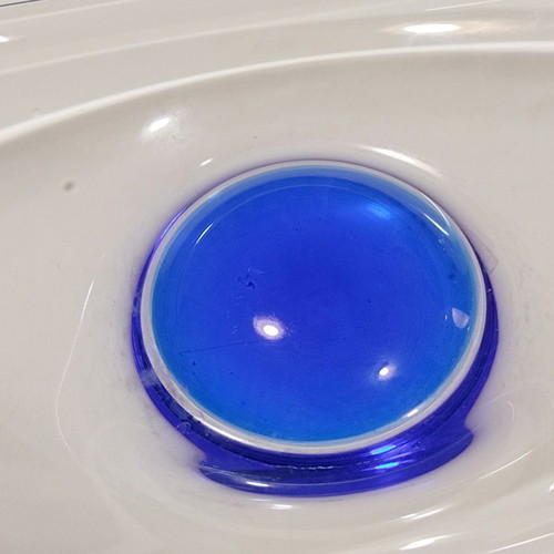Glass gondola platter used