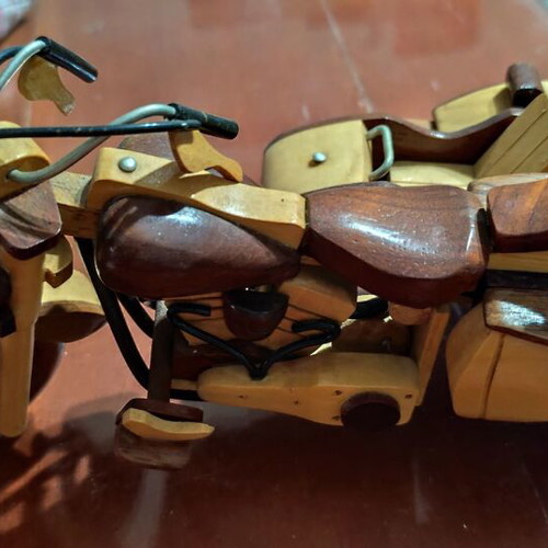 Decorative wooden Vespa motorcycle like new