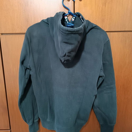 Champion black hoodie like new with drawstrings size M