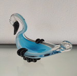 Set of 2 decorative Murano glass ashtrays new