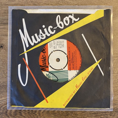 Dead Kennedys Too Drunk To F@@k 7” 45RPM punk single