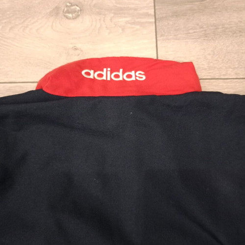 Adidas Vintage Track Jacket used, navy with red details, size M