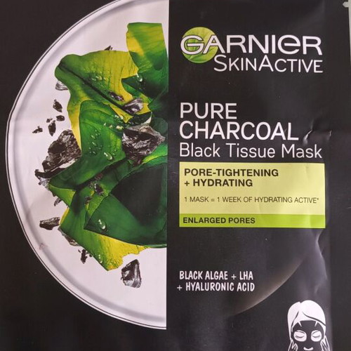 Garnier skincare pure charcoal beauty mask new