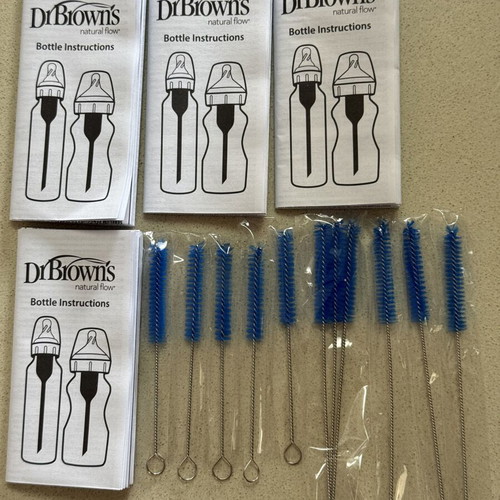 Dr. Brown's Natural Flow Bottle Cleaning Brushes new, pack of 11 with instructions