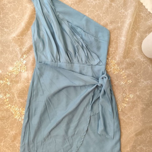 Blue dress like new, size S / 36 / 8, 100% polyester