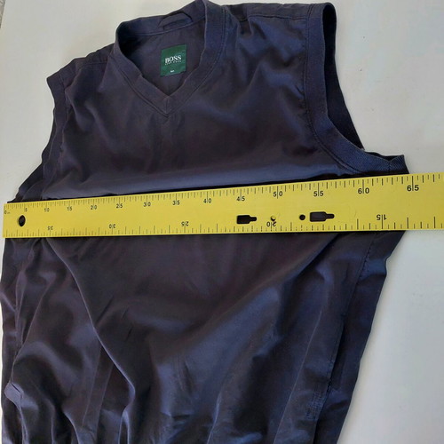 Boss Hugo Boss Golf vest black XL like new windbreaker with mesh